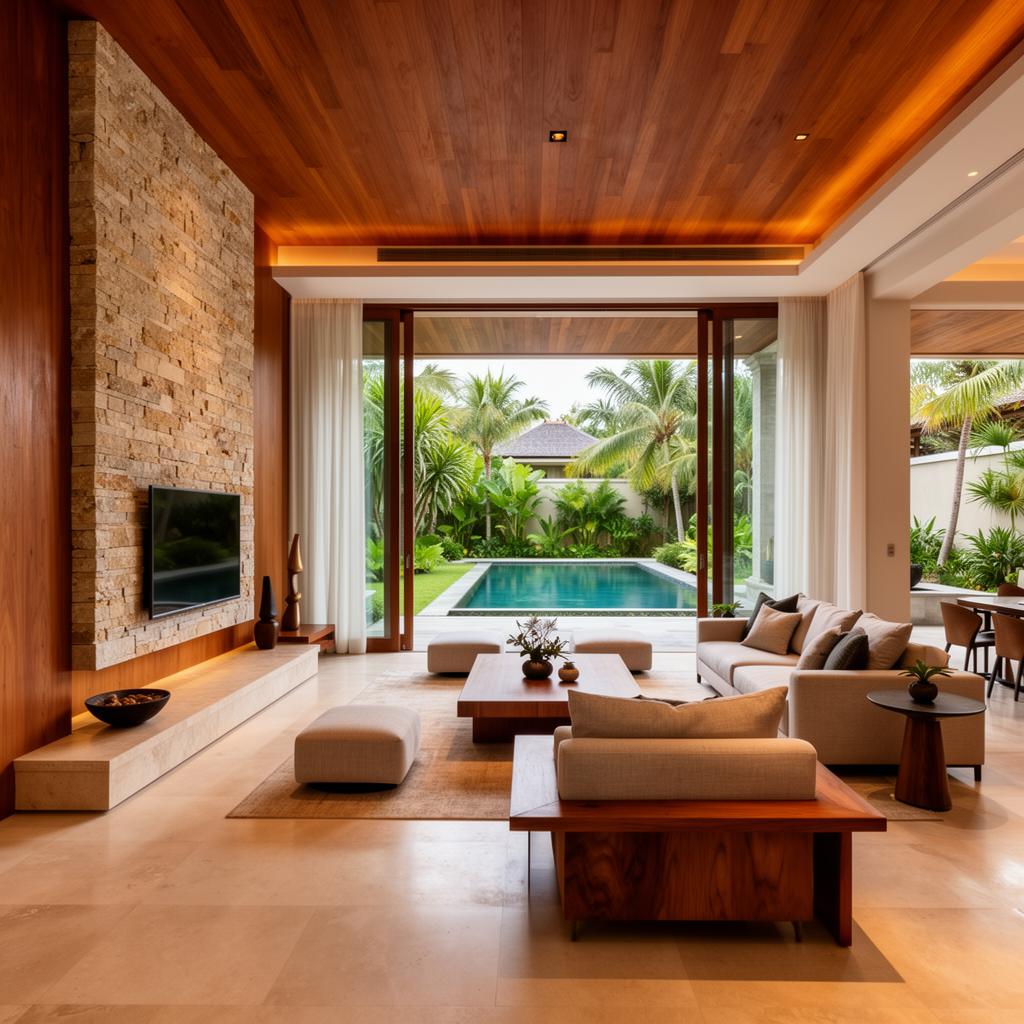 Luxury Bali property interior